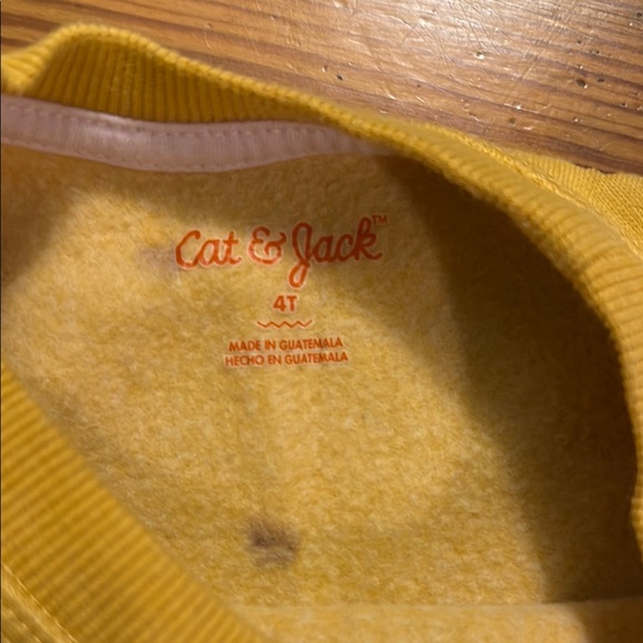 Yellow Heart Patterned Sweatshirt - Picture 2 of 2